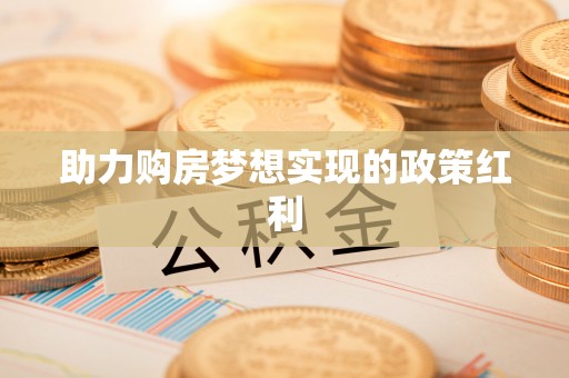 且末助力购房梦想实现的政策红利