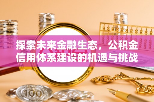 楠西探索未来金融生态，公积金信用体系建设的机遇与挑战