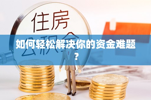 双河如何轻松解决你的资金难题？