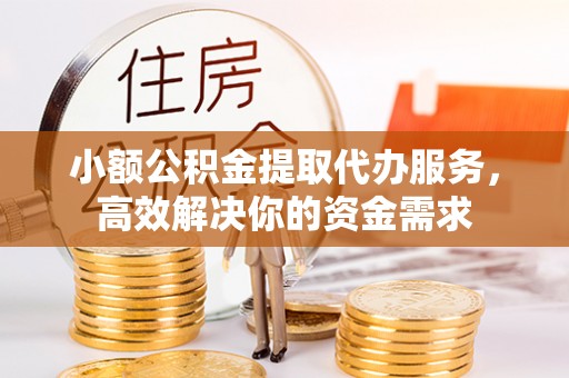 新建小额公积金提取代办服务，高效解决你的资金需求