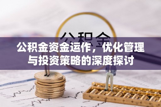 仁寿公积金资金运作，优化管理与投资策略的深度探讨