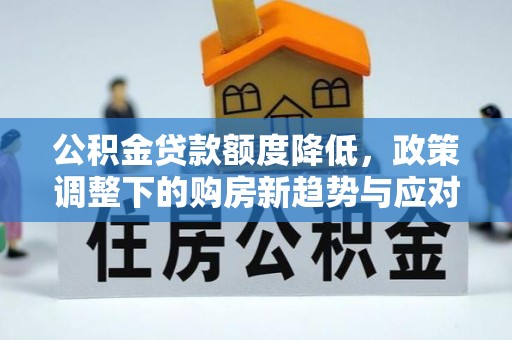 仁寿公积金贷款额度降低，政策调整下的购房新趋势与应对策略