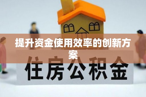 桂东提升资金使用效率的创新方案