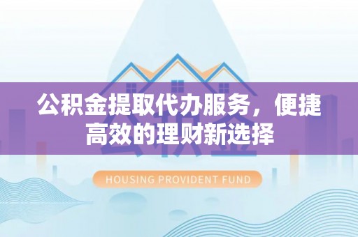 贡觉公积金提取代办服务，便捷高效的理财新选择