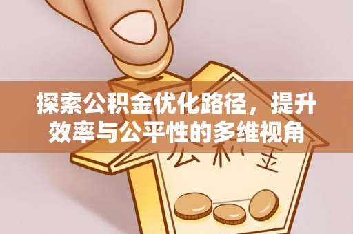 叶城探索公积金优化路径，提升效率与公平性的多维视角