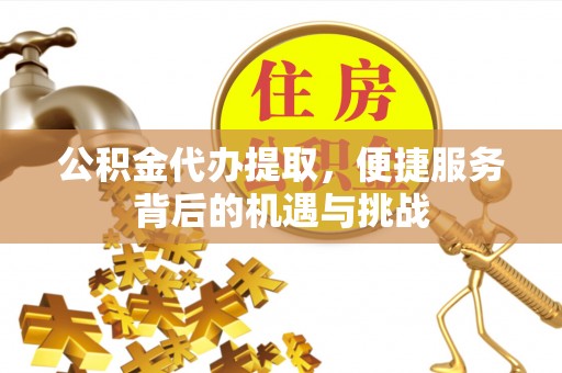 嵩县公积金代办提取，便捷服务背后的机遇与挑战