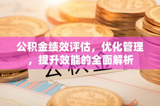 安顺公积金绩效评估，优化管理，提升效能的全面解析