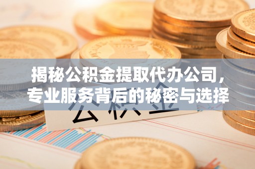 翠峦揭秘公积金提取代办公司，专业服务背后的秘密与选择指南